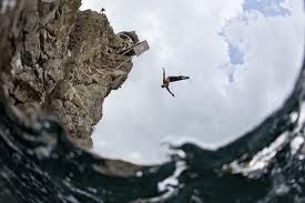 Cliff diving