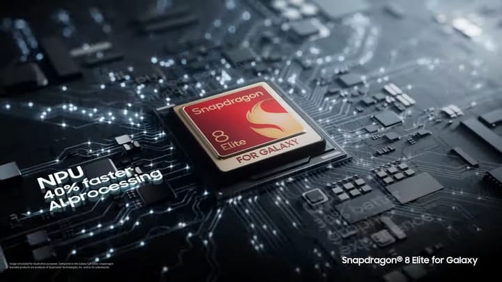 Galaxy S25 Ultra is the Qualcomm Snapdragon 8 Elite processor